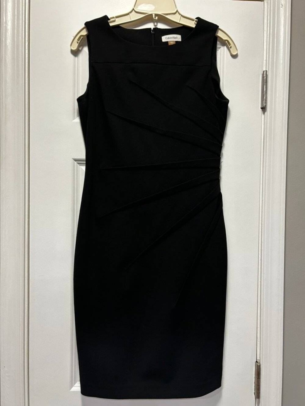 Black sheath dress